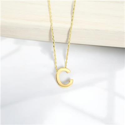 14 Ayar Altın Harfli Kolye  -  0184781