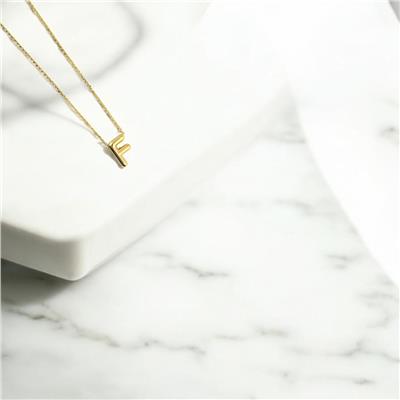 14 Ayar Altın Harfli Kolye  -  0190934