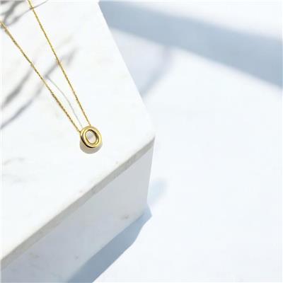 14 Ayar Altın Harfli Kolye  -  0190938