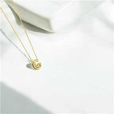 14 Ayar Altın Harfli Kolye  -  0190942