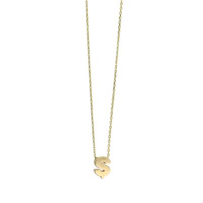 14 Ayar Altın Harfli Kolye  -  0191137