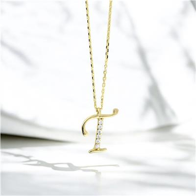 14 Ayar Altın Harfli Kolye  -  0192180