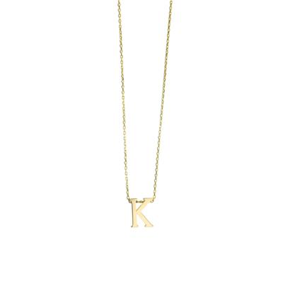 14 Ayar Altın Harfli Kolye  -  0196713