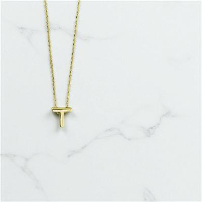 14 Ayar Altın Harfli Kolye  -  0199343