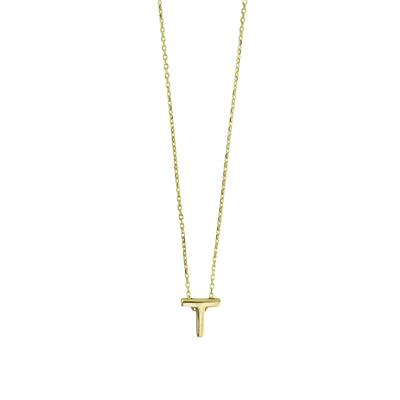 14 Ayar Altın Harfli Kolye  -  0199343