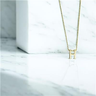 14 Ayar Altın Harfli Kolye  -  0201453