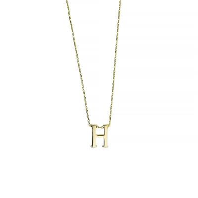 14 Ayar Altın Harfli Kolye  -  0201453