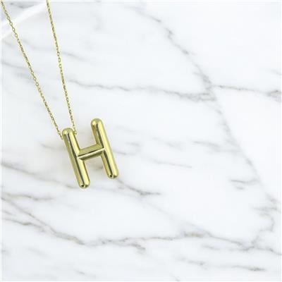 14 Ayar Altın Harfli Kolye  -  0203769