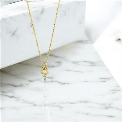 14 Ayar Altın Harfli Kolye  -  0206108