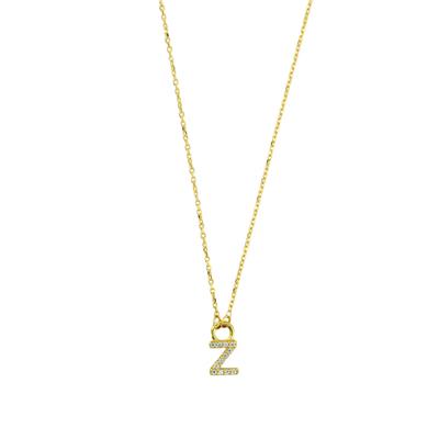 14 Ayar Altın Harfli Kolye  -  0206114