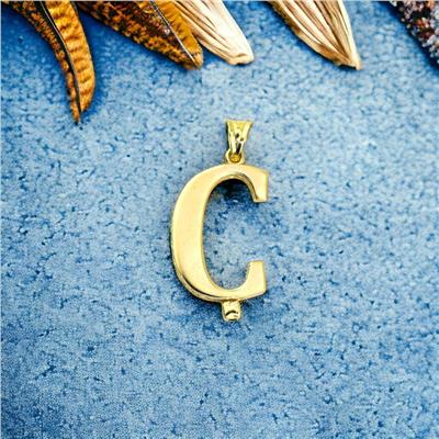 14 Ayar Altın Harfli Kolye Ucu  -  0176059