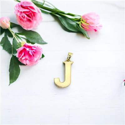 14 Ayar Altın Harfli Kolye Ucu  -  0176067