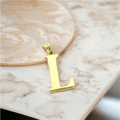 14 Ayar Altın Harfli Kolye Ucu  -  0176069