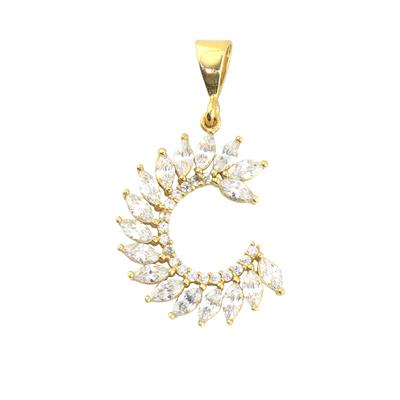 14 Ayar Altın Harfli Kolye Ucu  -  0180313