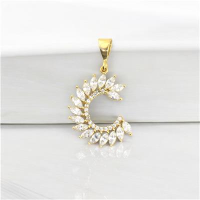 14 Ayar Altın Harfli Kolye Ucu  -  0180313