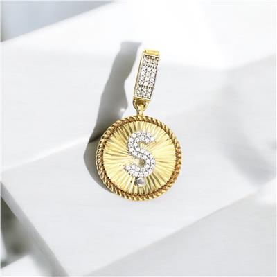 14 Ayar Altın Harfli Kolye Ucu  -  0184659