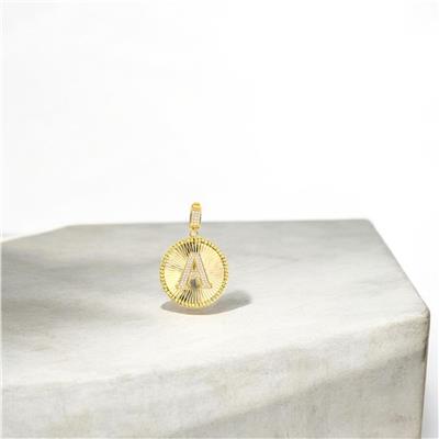 14 Ayar Altın Harfli Kolye Ucu  -  0188661