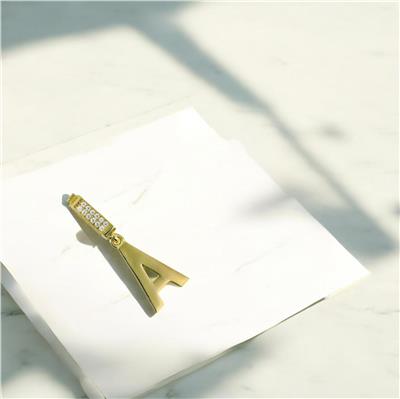 14 Ayar Altın Harfli Kolye Ucu  -  0193799