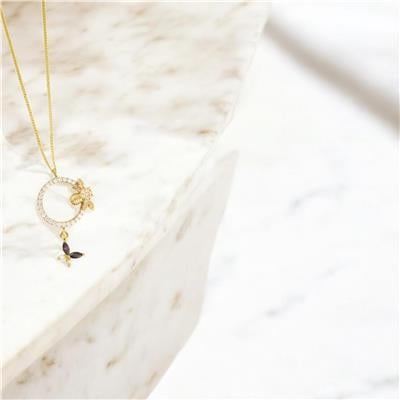 14 Ayar Altın Hayvan Figürlü Kolye  -  0189400