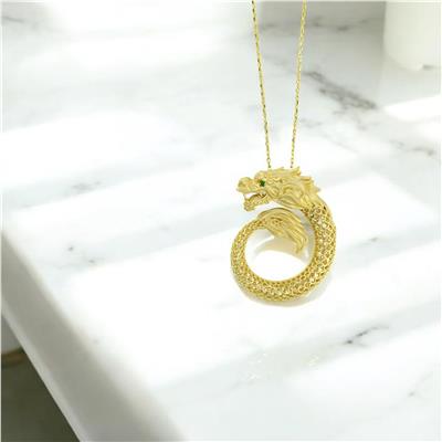 14 Ayar Altın Hayvan Figürlü Kolye  -  0204297