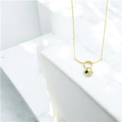 14 Ayar Altın Hayvan Figürlü Kolye  -  0205084