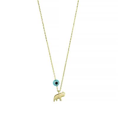 14 Ayar Altın Hayvan Figürlü Kolye  -  0201239