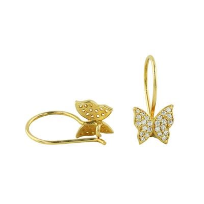 14 Ayar Altın Hayvan Figürlü Küpe  -  0204377