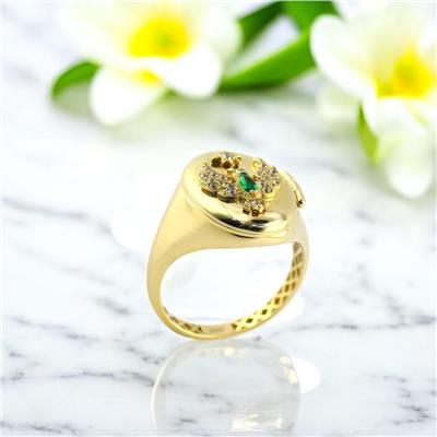 14 Ayar Altın Hayvan Figürlü Yüzük  -  0200857