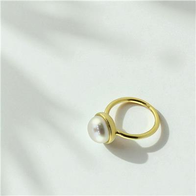 14 Ayar Altın İncili Yüzük  -  0197127