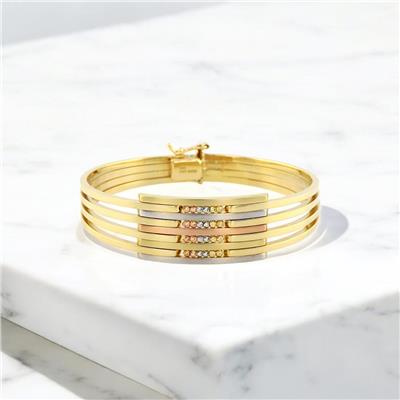 14 Ayar Altın Kaburga Bilezik  -  0187907