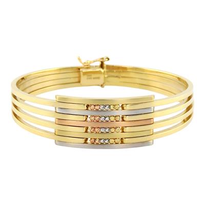 14 Ayar Altın Kaburga Bilezik  -  0187907