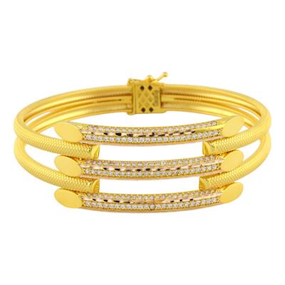 14 Ayar Altın Kaburga Bilezik  -  0187909