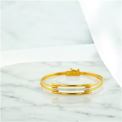 14 Ayar Altın Kaburga Bilezik  -  0203765