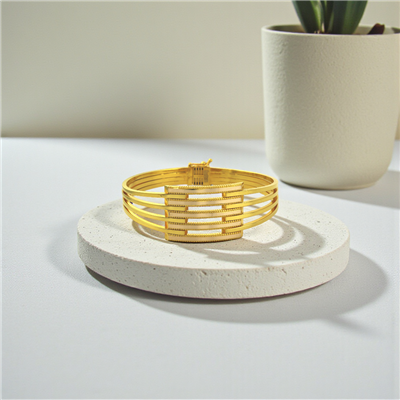 14 Ayar Altın Kaburga Bilezik  -  K232395