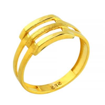 14 Ayar Altın Kaburga Yüzük  -  0198954