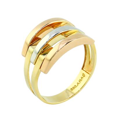 14 Ayar Altın Kaburga Yüzük  -  0198976