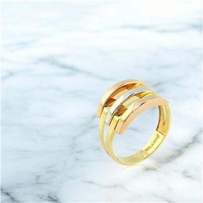 14 Ayar Altın Kaburga Yüzük  -  0198976