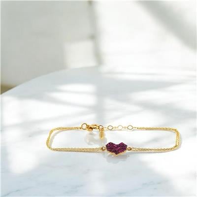 14 Ayar Altın Kalpli Bileklik  -  0187198