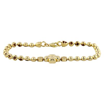 14 Ayar Altın Kalpli Bileklik  -  0187987