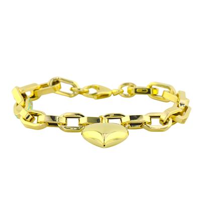 14 Ayar Altın Kalpli Bileklik  -  0195482
