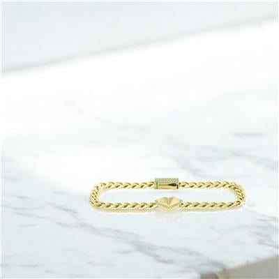 14 Ayar Altın Kalpli Bileklik  -  0205227