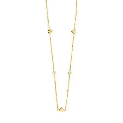 14 Ayar Altın Kalpli Kolye  -  0194272