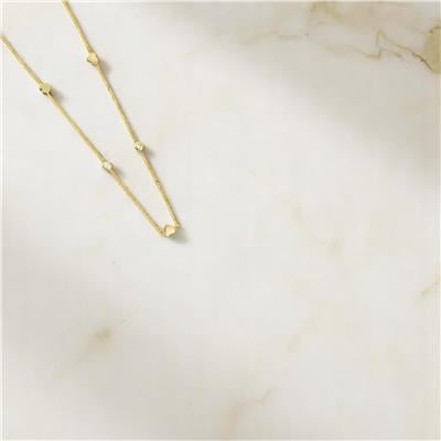 14 Ayar Altın Kalpli Kolye  -  0194272