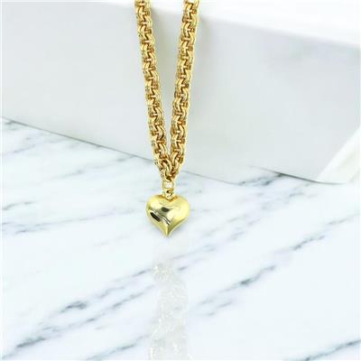 14 Ayar Altın Kalpli Kolye  -  0200894