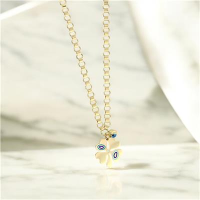 14 Ayar Altın Kalpli Kolye  -  F003682