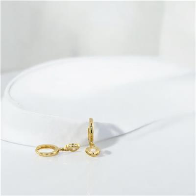 14 Ayar Altın Kalpli Küpe  -  0188100