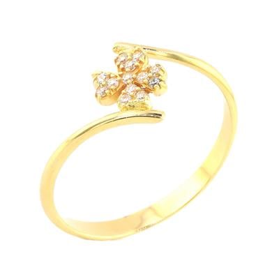 14 Ayar Altın Kalpli Yüzük  -  0181909