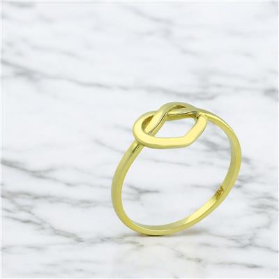 14 Ayar Altın Kalpli Yüzük  -  0201335