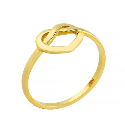 14 Ayar Altın Kalpli Yüzük  -  0201335