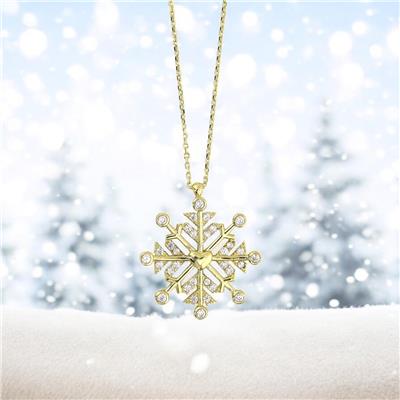 14 Ayar Altın Kartaneli Kolye  -  0200863